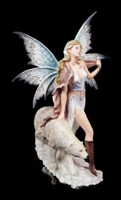 Elfen Figur - Milaileé Mit Eisbär -Figurenmodell Geschäft Elfe Eisbaer 2 1280x1280