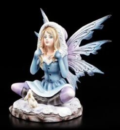 Winter Elfen Figur - Ilais Mit Schneehase -Figurenmodell Geschäft Elfe Hase Winter 2 1280x1280