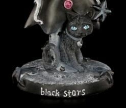 Elfen Figur Mit Katze - Black Stars -Figurenmodell Geschäft Elfe Schwarz Stars 10 1280x1280