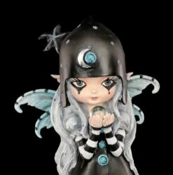 Elfen Figur Mit Katze - Black Stars -Figurenmodell Geschäft Elfe Schwarz Stars 9 1280x1280