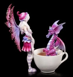 Elfen Figur Mit Tasse - Cup Fairy With Dragon -Figurenmodell Geschäft Elfe Tasse Drache 2 1280x1280