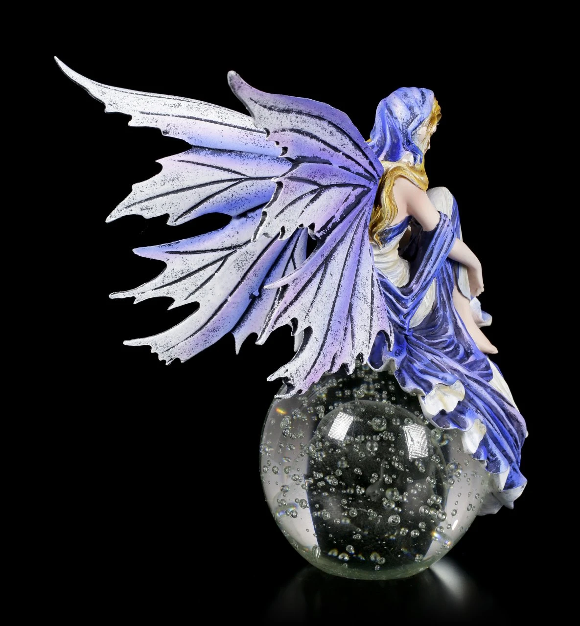 Elfen Figur Auf Glaskugel - Blue Dream 7 Elfen Figur Auf Glaskugel - Blue Dream – Bild 5