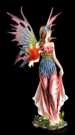 Dschungel Elfen Figur Mit Papagei -Figurenmodell Geschäft Elfen Figur Papagei 1 1280x1280