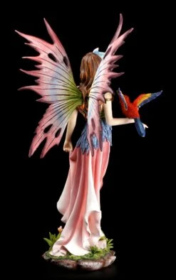 Dschungel Elfen Figur Mit Papagei -Figurenmodell Geschäft Elfen Figur Papagei 2 1280x1280