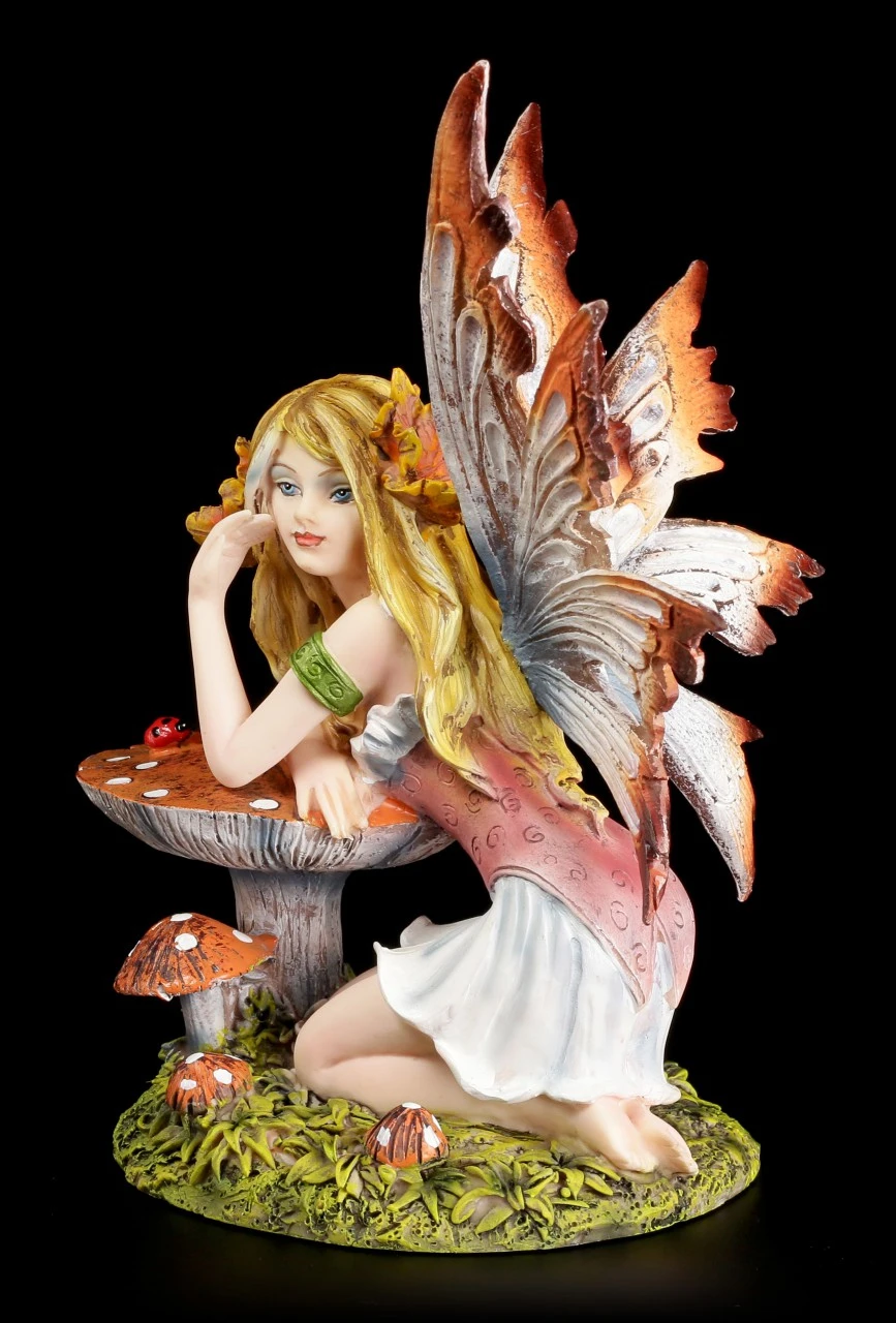 Elfen Figur - Maria Mit Fliegenpilz 5 Elfen Figur - Maria Mit Fliegenpilz – Bild 3