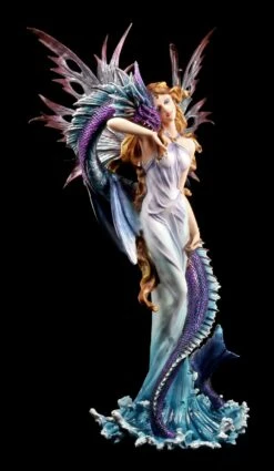 Große Elfen Figur Mit Seedrache -Figurenmodell Geschäft Elfen Figur Seedrache 2 1280x1280