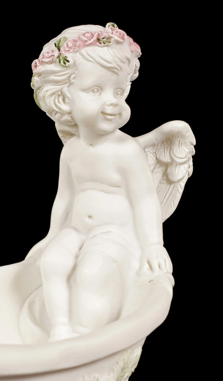 Engel Figur - Sitzend Auf Badewanne 9 Engel Figur - Sitzend Auf Badewanne – Bild 7