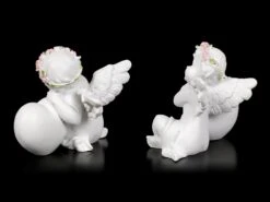 Engel Figuren - Putten Mit Herz - 2er Set -Figurenmodell Geschäft Engel Figuren Cherubim Mit Herz 2er Set 3 1280x1280