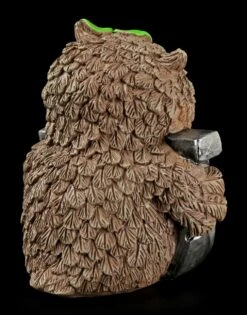 Lustige Eulen Figur - "Viel Glück" Mit Hufeisen -Figurenmodell Geschäft Eulen Figur Glueck 4 1280x1280