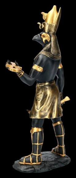 Ägyptische Krieger Figur - Horus - Schwarz Gold -Figurenmodell Geschäft FS12912 Aegyptische Krieger Figur Horus Schwarz Gold 4 1280x1280