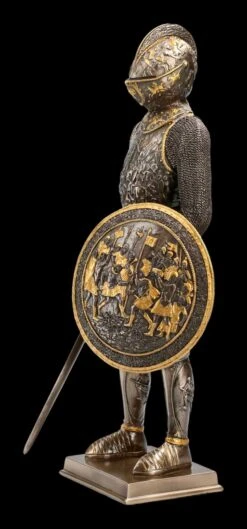 Ritter Figur - Mit Rundschild Und Schwert -Figurenmodell Geschäft FS13996 Ritter Figur Mit Rundschild und Schwert 3 1280x1280