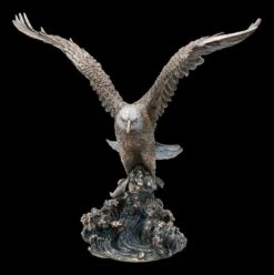 Weißkopfseeadler Figur Fängt Fisch -Figurenmodell Geschäft FS14600 Weisskopfseeadler Figur faengt Fisch 2 1280x1280