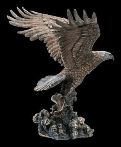 Weißkopfseeadler Figur Fängt Fisch -Figurenmodell Geschäft FS14600 Weisskopfseeadler Figur faengt Fisch 8 1280x1280