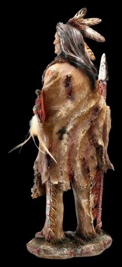 Indianer Figur - Krieger Mit Speer -Figurenmodell Geschäft FS15248 Indianer Figur Krieger mit Speer 5 1280x1280