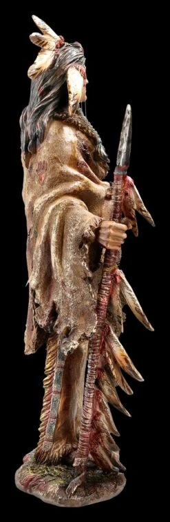 Indianer Figur - Krieger Mit Speer -Figurenmodell Geschäft FS15248 Indianer Figur Krieger mit Speer 8 1280x1280