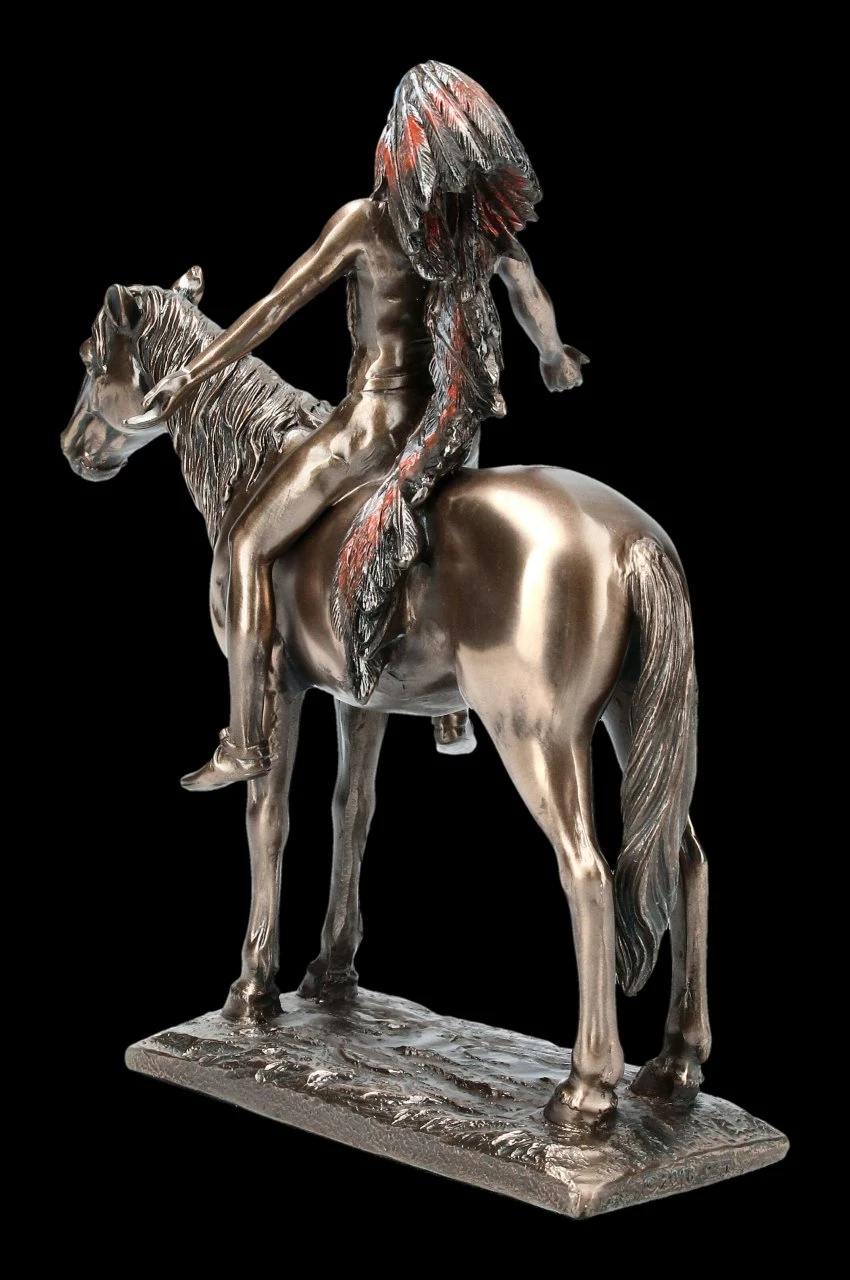 Indianer Figur Auf Pferd - Appeal To The Great Spirit 6 Indianer Figur Auf Pferd - Appeal To The Great Spirit – Bild 4