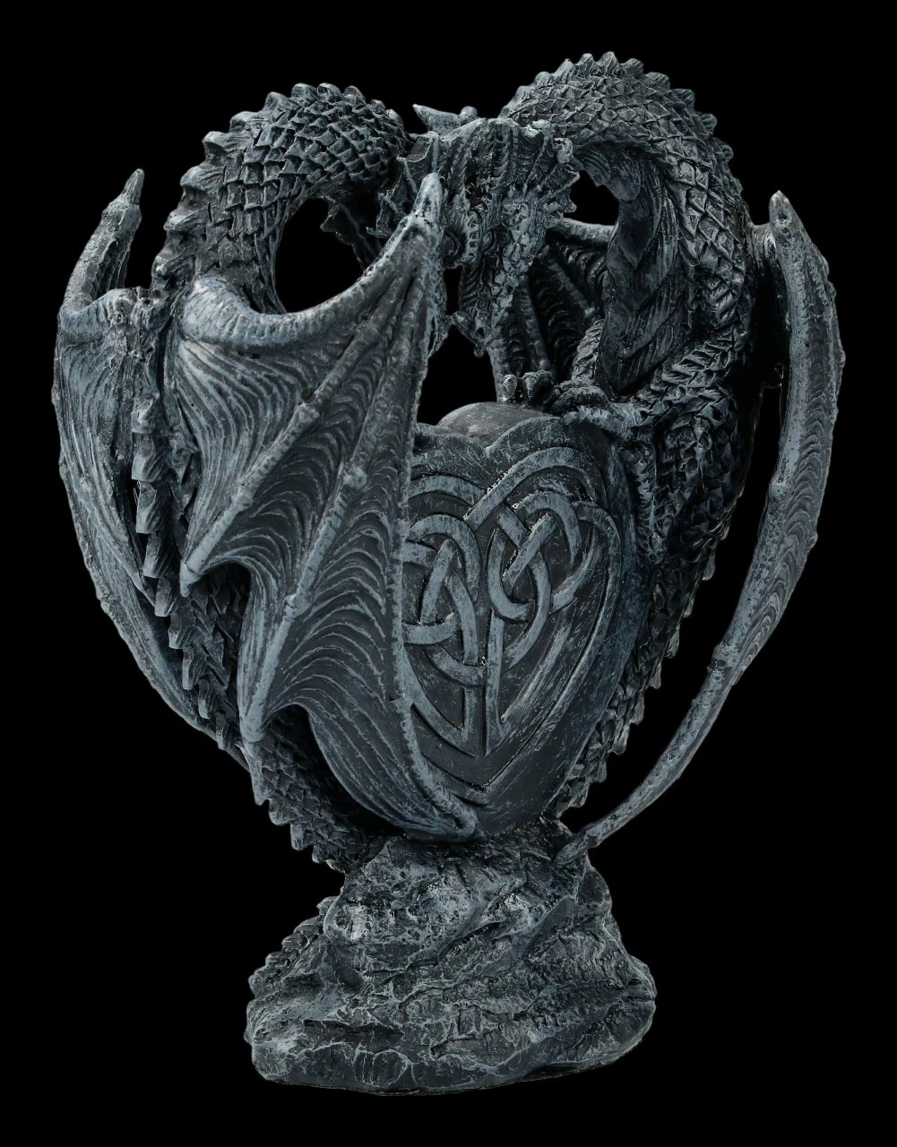 Drachen Figur - Liebespaar Mit Rotem Herz 6 Drachen Figur - Liebespaar Mit Rotem Herz – Bild 4