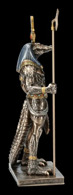 Sobek Figur - Altägyptischer Gott Mit Krokodilkopf -Figurenmodell Geschäft FS17125 Sobek Figur Altaegyptischer Gott mit Krokodilkopf 8 1280x1280