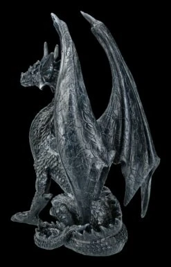 Schwarze Drachen Figur - Black Wing 9 Schwarze Drachen Figur - Black Wing -Figurenmodell Geschäft FS19688 Schwarze Drachen Figur Black Wing 3 1280x1280