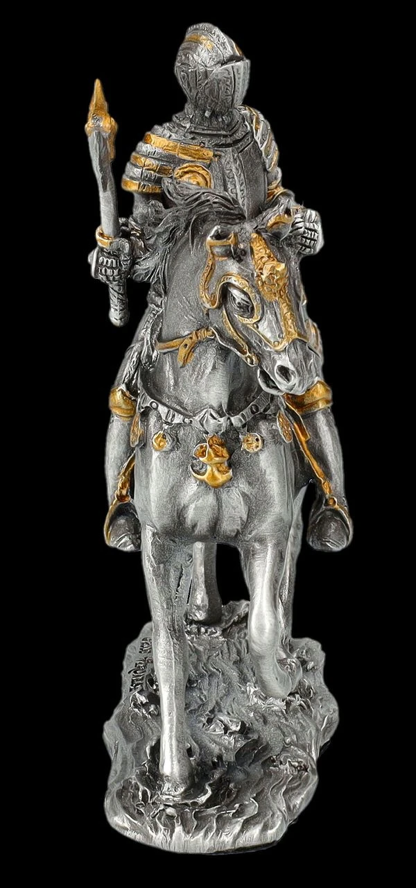 Zinn Ritter Figur Auf Pferd Mit Axt 8 Zinn Ritter Figur Auf Pferd Mit Axt – Bild 6