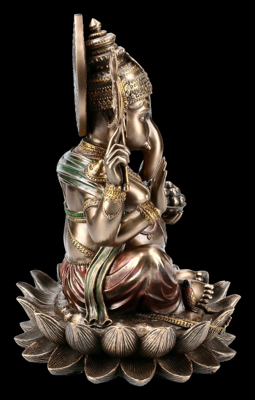 Ganesha Figur Auf Lotusblüte 7 Ganesha Figur Auf Lotusblüte – Bild 5
