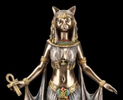 Bastet Figur Mit Ankh -Figurenmodell Geschäft FS20451 Bastet Figur mit Ankh 10 1280x1280
