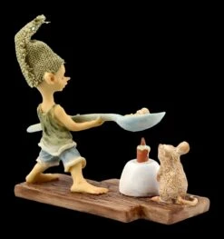 Pixie Kobold Figur - Popcorn über Kerze -Figurenmodell Geschäft FS20477 Pixie Kobold Figur Popcorn ueber Kerze 7 1280x1280