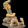 Pixie Kobold Figur - 3 Mäuse Beim Yoga -Figurenmodell Geschäft FS20478 Pixie Kobold Figur 3 Maeuse beim Yoga 1 1280x1280