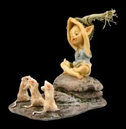 Pixie Kobold Figur - 3 Mäuse Beim Yoga -Figurenmodell Geschäft FS20478 Pixie Kobold Figur 3 Maeuse beim Yoga 3 1280x1280