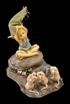 Pixie Kobold Figur - 3 Mäuse Beim Yoga -Figurenmodell Geschäft FS20478 Pixie Kobold Figur 3 Maeuse beim Yoga 9 1280x1280