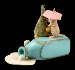 Pixie Kobold Figur - Zu Viel Milch Geklaut -Figurenmodell Geschäft FS20481 Pixie Kobold Figur Maus haelt Sonnenschirm 5 1280x1280