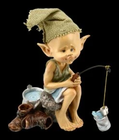 Pixie Kobold Figur - Angler Petri Heil -Figurenmodell Geschäft FS20482 Pixie Kobold Figur Petri Heil 9 1280x1280