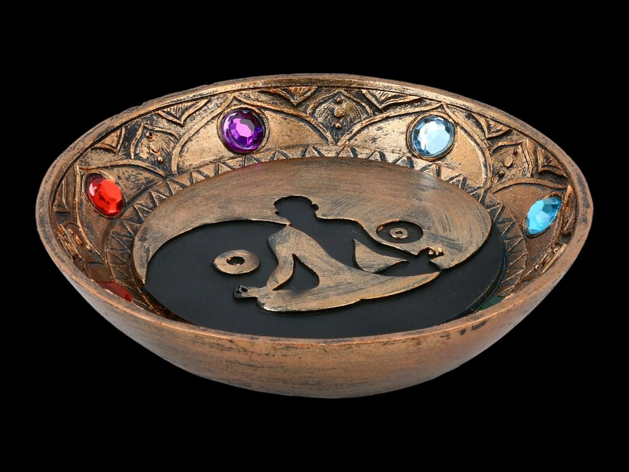 Räucherstäbchenhalter Schale - Chakra 5 Räucherstäbchenhalter Schale - Chakra – Bild 3