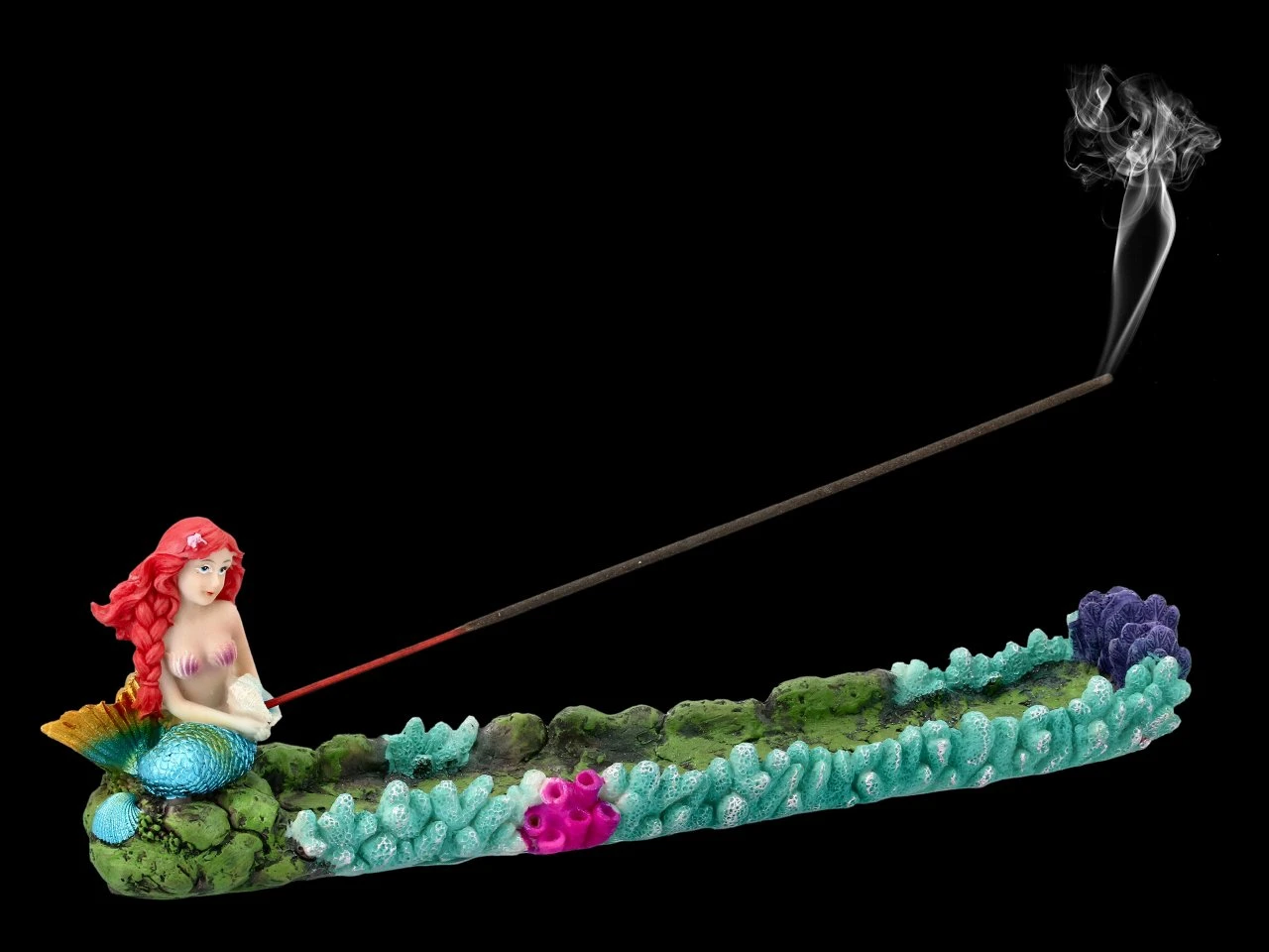 Räucherstäbchenhalter - Meerjungfrau Am See 3 Räucherstäbchenhalter - Meerjungfrau Am See