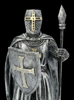 Tempelritter Figur Mit Schild Und Speer -Figurenmodell Geschäft FS20727 Tempelritter Figur mit Schild und Speer 9 1280x1280