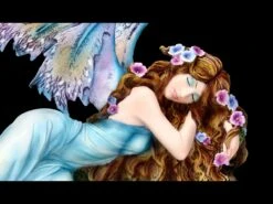 Elfen Figur - Shila Schläft Auf Baumstumpf -Figurenmodell Geschäft FS20774 Elfen Figur Shila schlaeft auf Baumstumpf 9 1280x1280