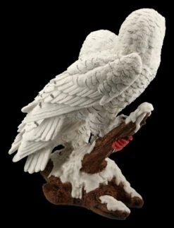 Eulen Figur - Schneeeulen Paar Auf Ast -Figurenmodell Geschäft FS20794 Schneeeulenpaerchen auf Ast stehend 7 1280x1280