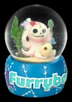 Furrybones Schneekugel - Octopee -Figurenmodell Geschäft FS20874 Furrybones Schneekugel Octopee 1 1280x1280