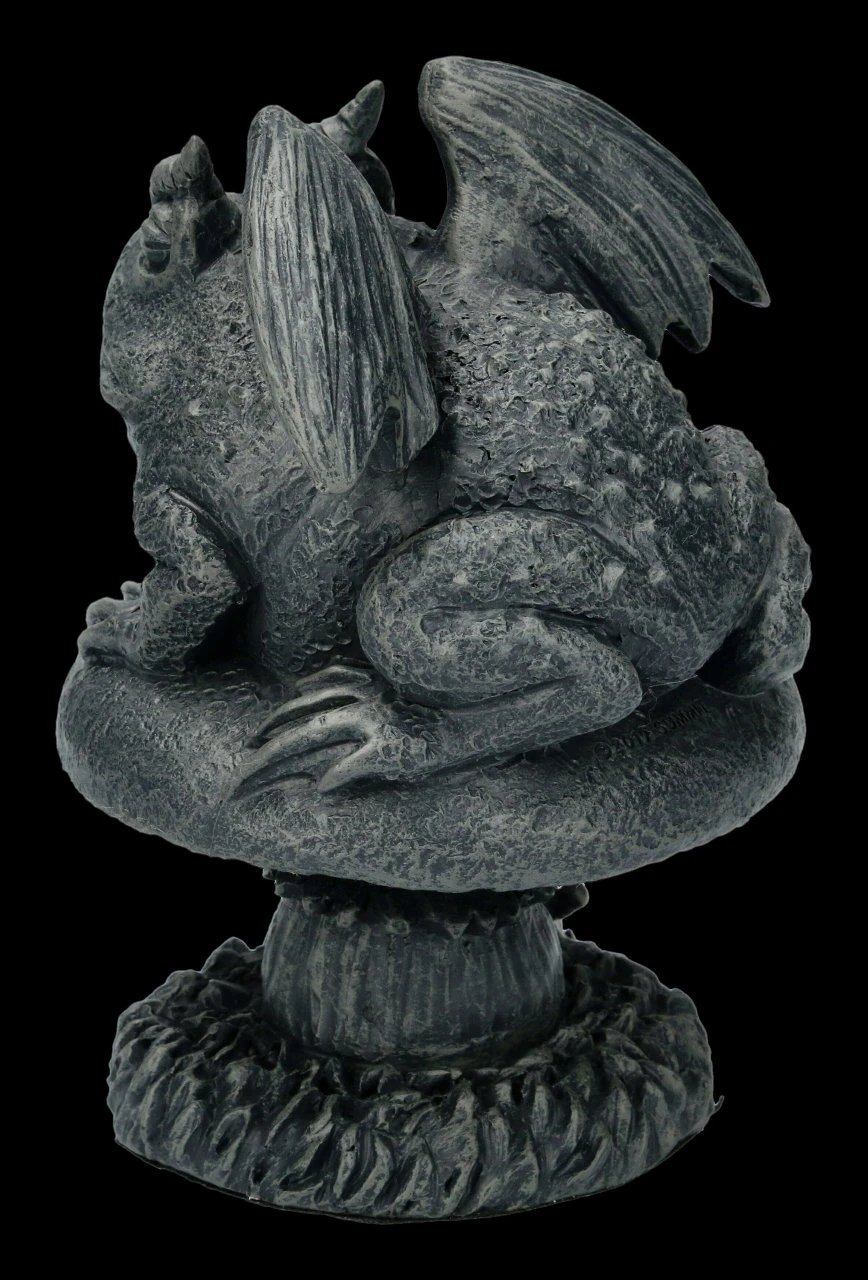 Gargoyle Kröten Figur Auf Pilz 6 Gargoyle Kröten Figur Auf Pilz – Bild 4