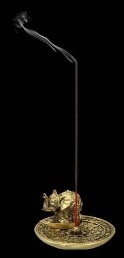 Räucherstäbchenhalter - Indischer Elefant - Goldfarben -Figurenmodell Geschäft FS21105 Raeucherstaebchenhalter Indischer Elefant goldfarben 0 1280x1280