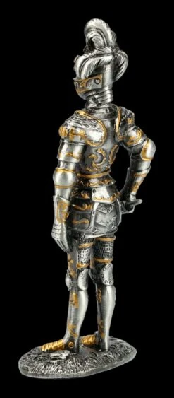 Deutscher Zinnritter - Figur Mit Federbusch-Helm -Figurenmodell Geschäft FS21147 Zinn Ritter Figur mit Streitkolben 5 1280x1280