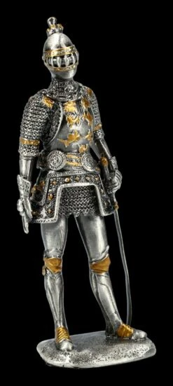 Deutscher Zinnritter - Figur Mit Schwert -Figurenmodell Geschäft FS21148 Zinn Ritter Figur mit Schwert an der Seite 1 1280x1280