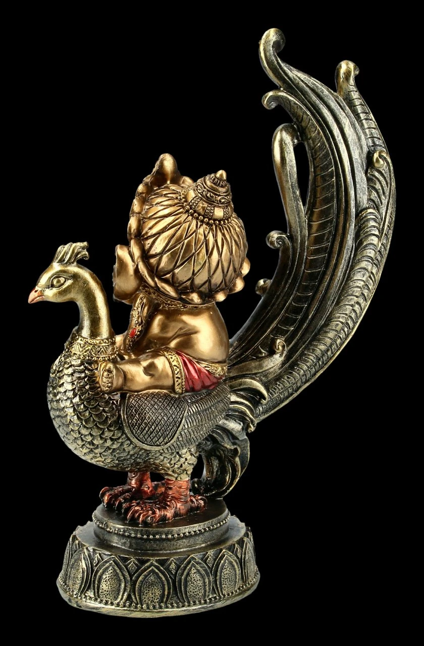 Ganesha Figur Auf Pfau 6 Ganesha Figur Auf Pfau – Bild 4