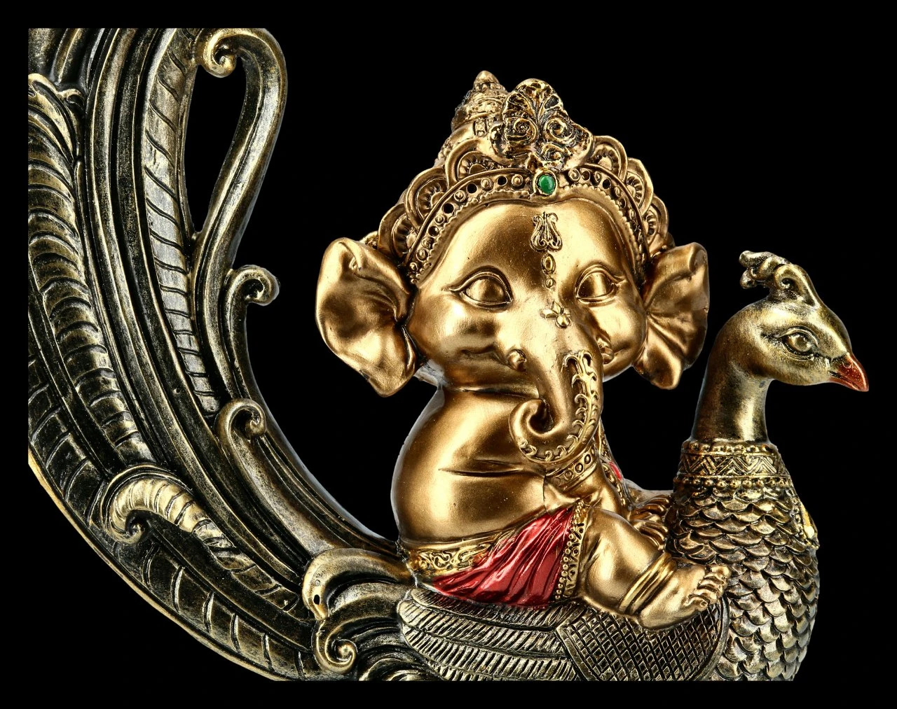Ganesha Figur Auf Pfau 8 Ganesha Figur Auf Pfau – Bild 6