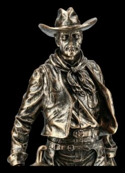 Cowboy Figur Mit Sattel Und Gewehr -Figurenmodell Geschäft FS21236 Cowboy Figur stehend mit Sattel und Gewehr 9 1280x1280