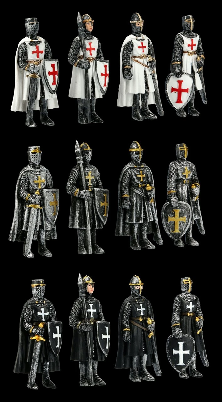 Kühlschrank Magnete - Ritter 12er Set 4 Kühlschrank Magnete - Ritter 12er Set – Bild 2