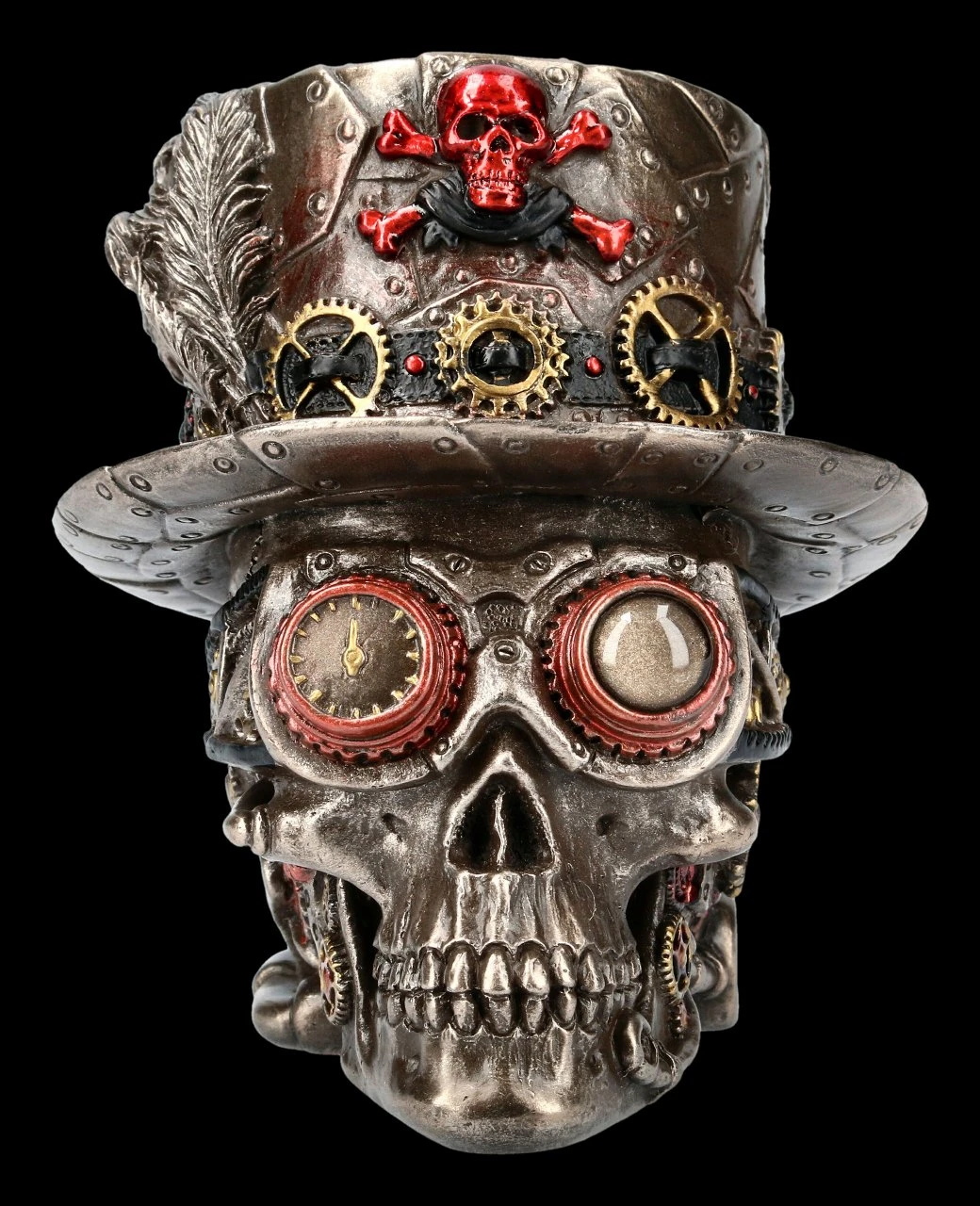 Steampunk Totenkopf - Clockwork Baron 4 Steampunk Totenkopf - Clockwork Baron – Bild 2