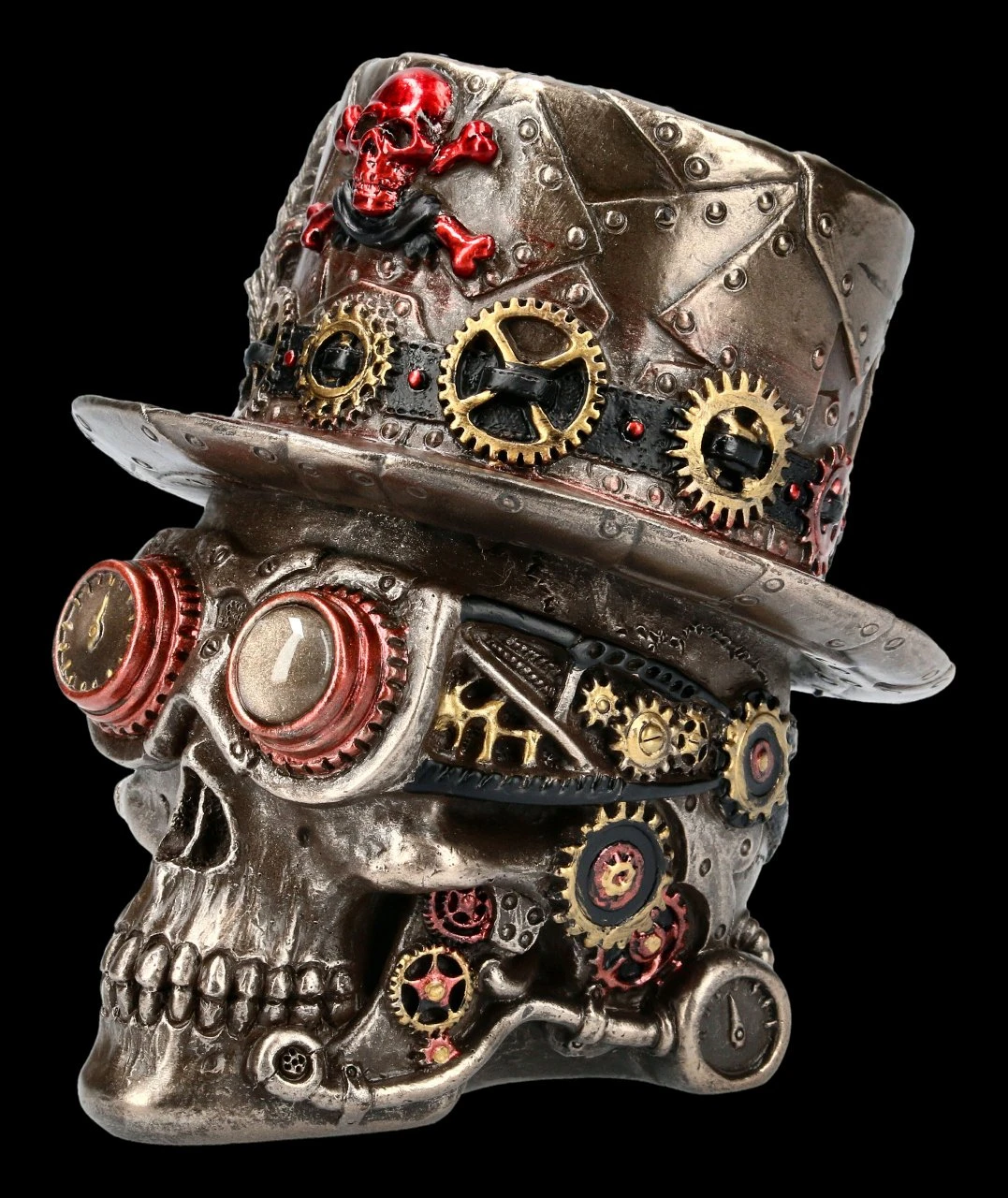 Steampunk Totenkopf - Clockwork Baron 5 Steampunk Totenkopf - Clockwork Baron – Bild 3