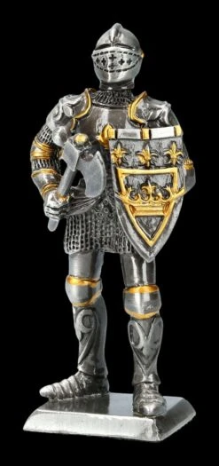 Zinn Ritter Figur Mit Schild Und Axt -Figurenmodell Geschäft FS21447 Zinn Ritter Figur mit Schild und Axt 2 1280x1280