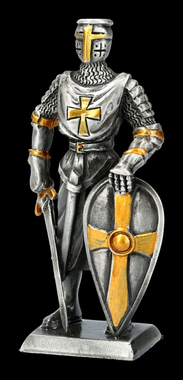 Zinn Ritter Figur - Deutscher Orden 5 Zinn Ritter Figur - Deutscher Orden – Bild 3